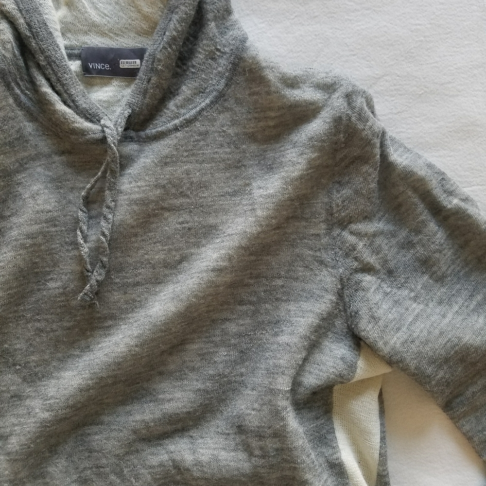 Vince alpaca and wool hoodie sweatshirt